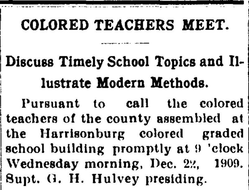 Colored Teachers Meet